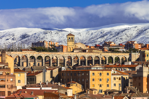Tiempo en Segovia, imagen de invierno