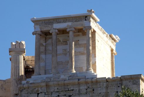 Templo de Atenea Nike en la Acrópolis de Atenas