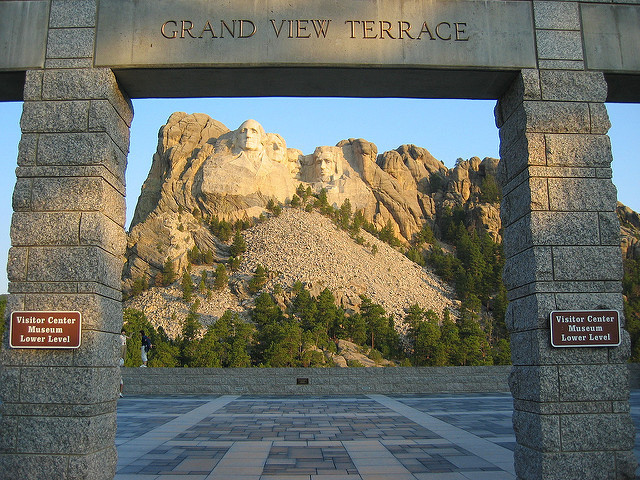 Terraza del monte Rushmore