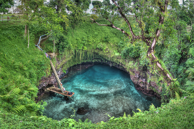 Piscinas naturales increíbles, To Sua en Samoa