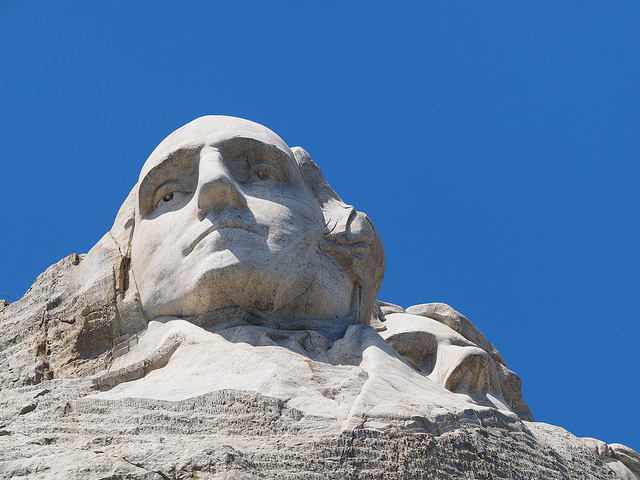 Figura de Washington en el Monte Rushmore