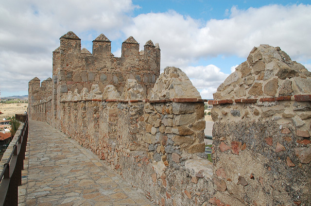 Adarve de la muralla de Ávila