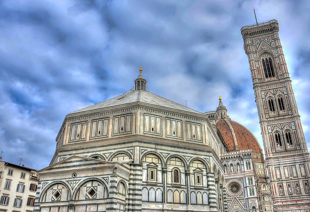 Baptisterio y torre del duomo de Florencia