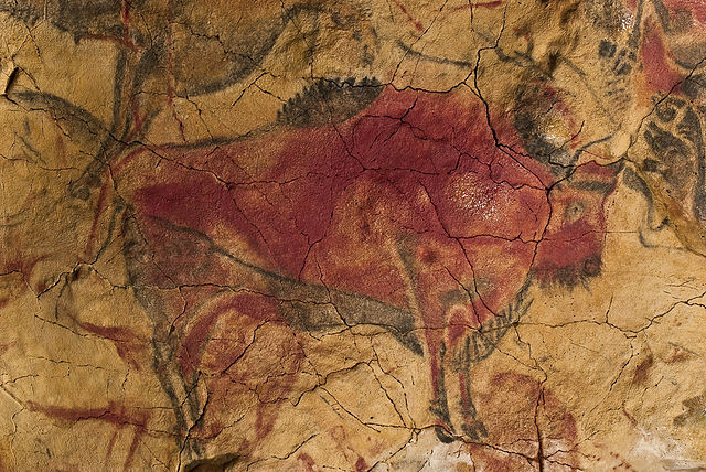 Bisonte en la cueva de Altamira