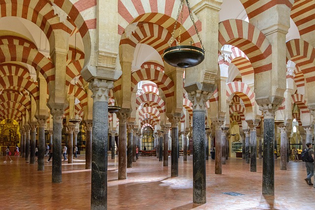 Bosque de columnas de la mezquita de Córdoba