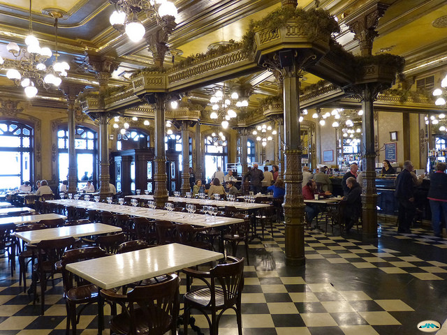 Café Iruña en Pamplona