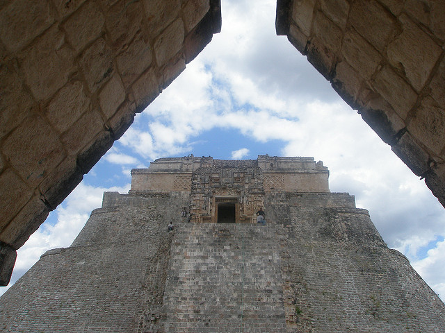 Casa del Adivino en la ciudad de Uxmal