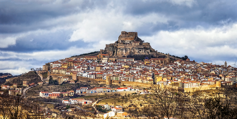 Castillo de Morella en la provincia de Castellón