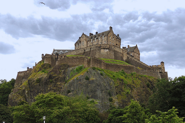Castillo de Edimburgo en Escocia