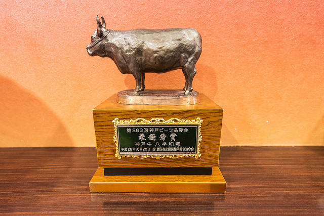 Certificado de carne de Kobe