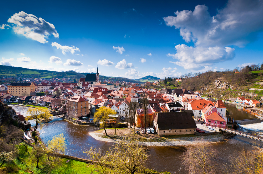 Cesky Krumlov en la República Checa