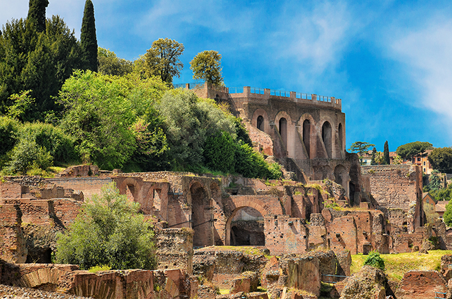 Colina del Palatino en Roma