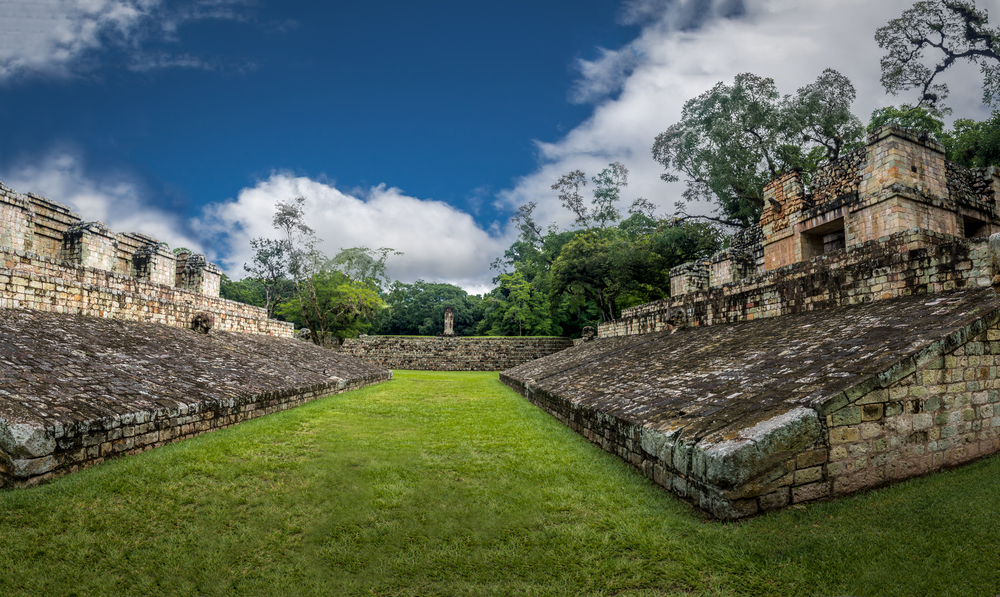 Campo de pelota en Copán