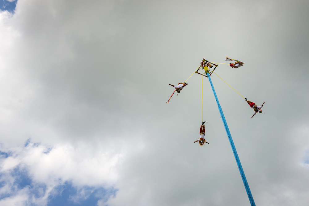 Danza de los Voladores en El Tajín