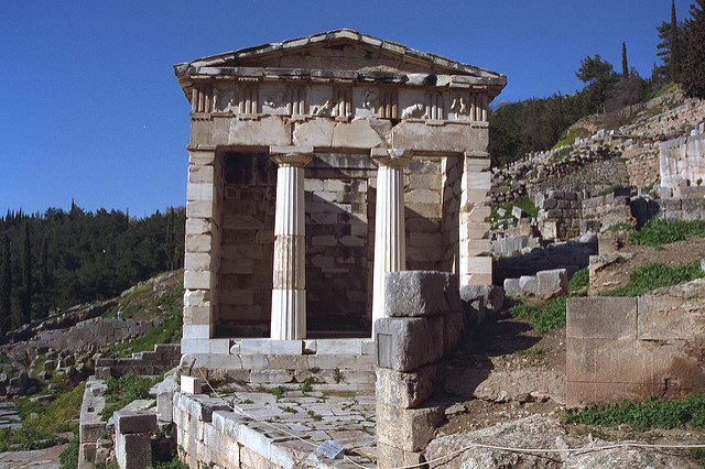Templo en Delfos