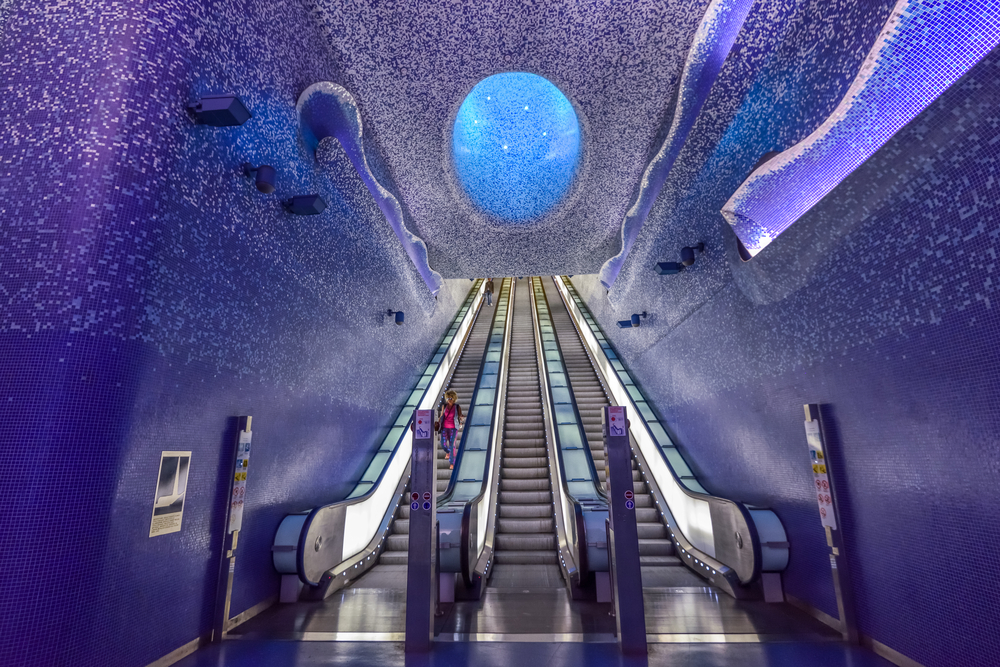 Estación de Toledo en Nápoles