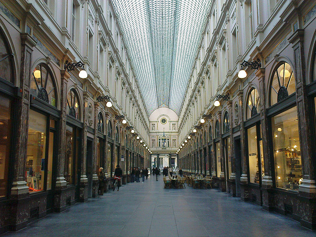 Galerías Saint Hubert en Bruselas