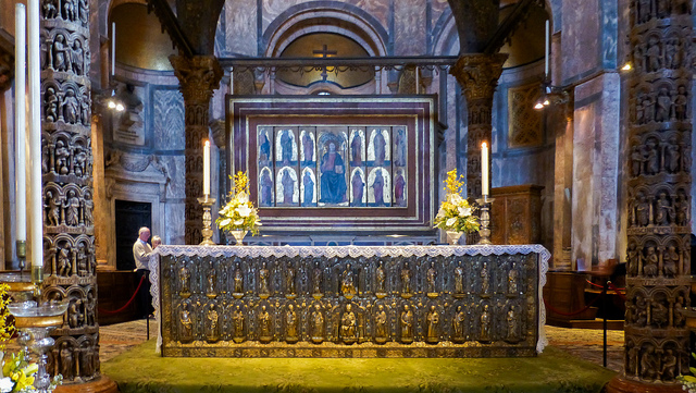 Interior de la basílica de San Marcos de Venecia