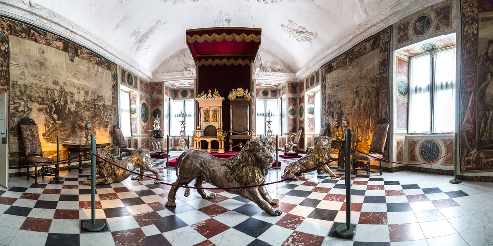 Interior del castillo de Rosenborg