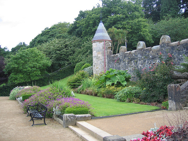 Jardín del castillo de Belfast
