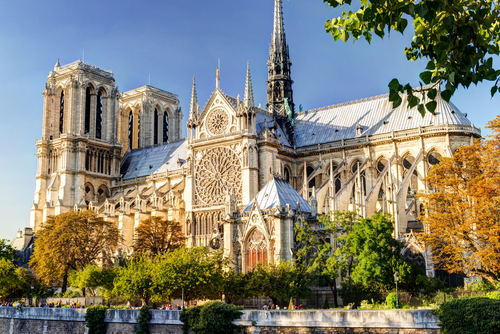 Curiosidades de Notre Dame de París, lateral del templo
