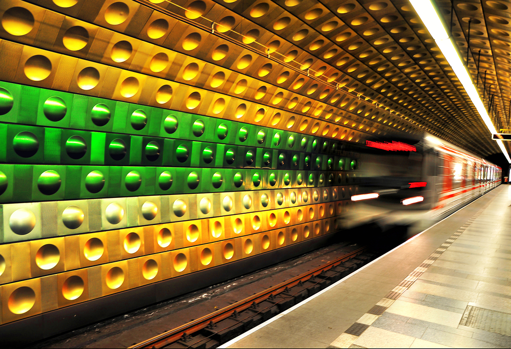 Estaciones espectaculares, metro de Praga