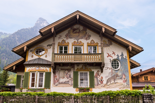 Oberammergau un bonito pueblo cerca de Múnich