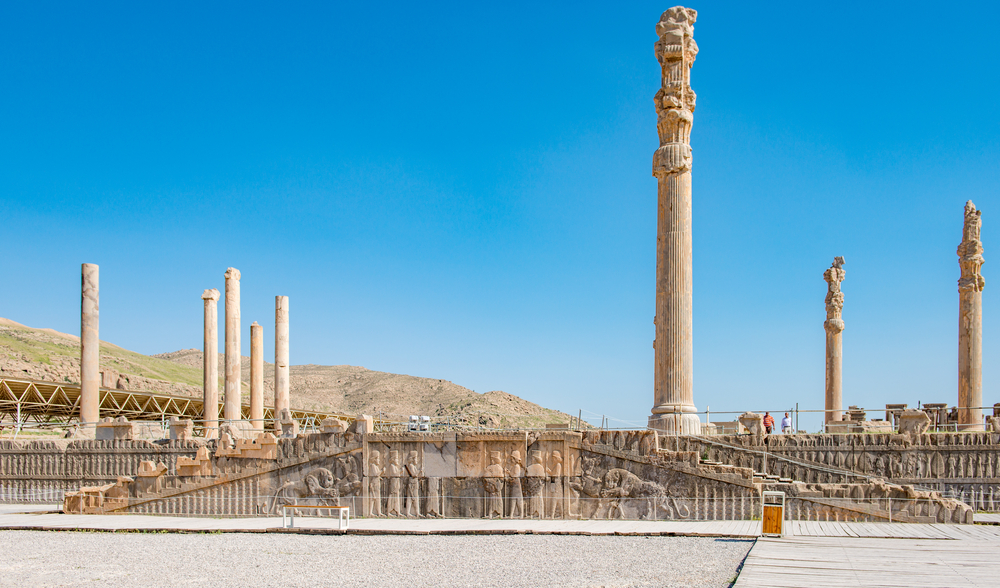 Palacio de las Cien Columnas en Persépolis