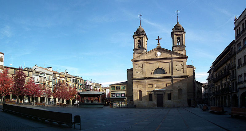 Plaza de los Fueros en Estella