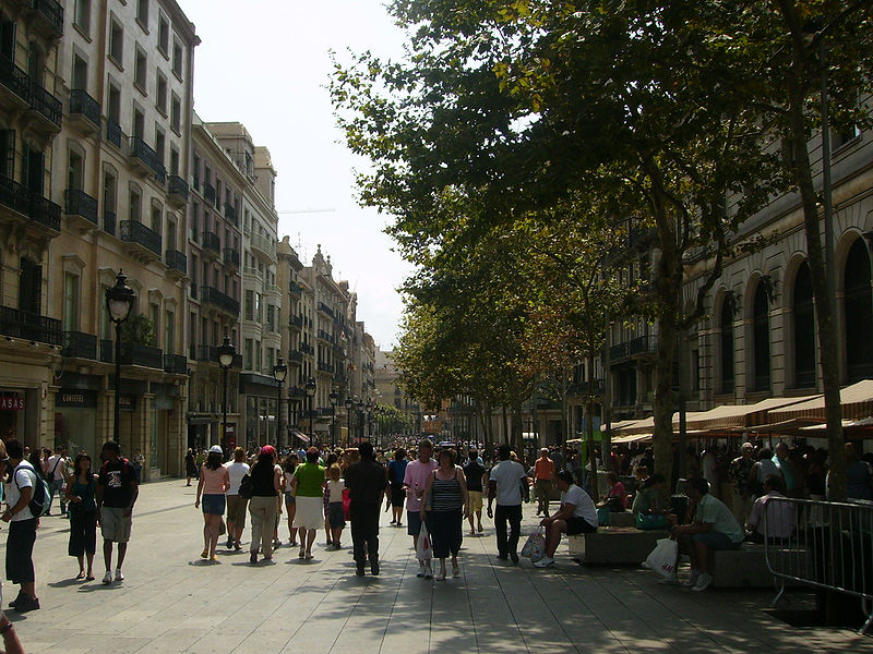 Portal del Ángel en Barcelona