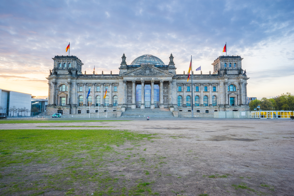 Reichstag o Parlamento alemán en Berlín