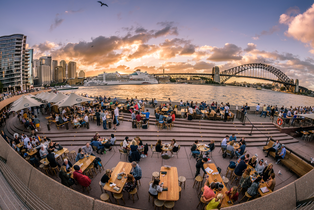 Restaurante en la ópera de Sidney