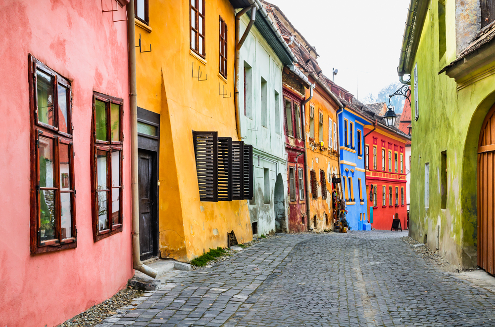 Sighisoara en Rumanía