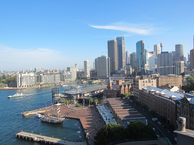 The Rocks para comer cerca de la Ópera de Sidney