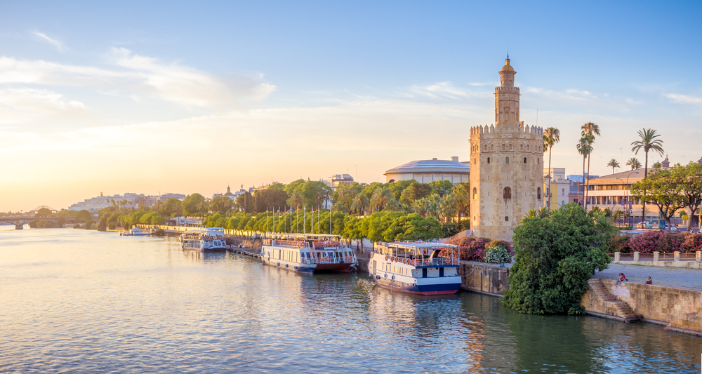 Río Guadalquivir en Sevilla