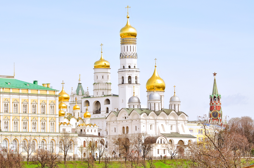 Torres en el Kremlin de Moscú