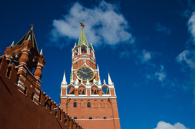 Torre Spasskaya en Moscú