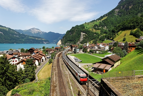 Tren en Lucerna