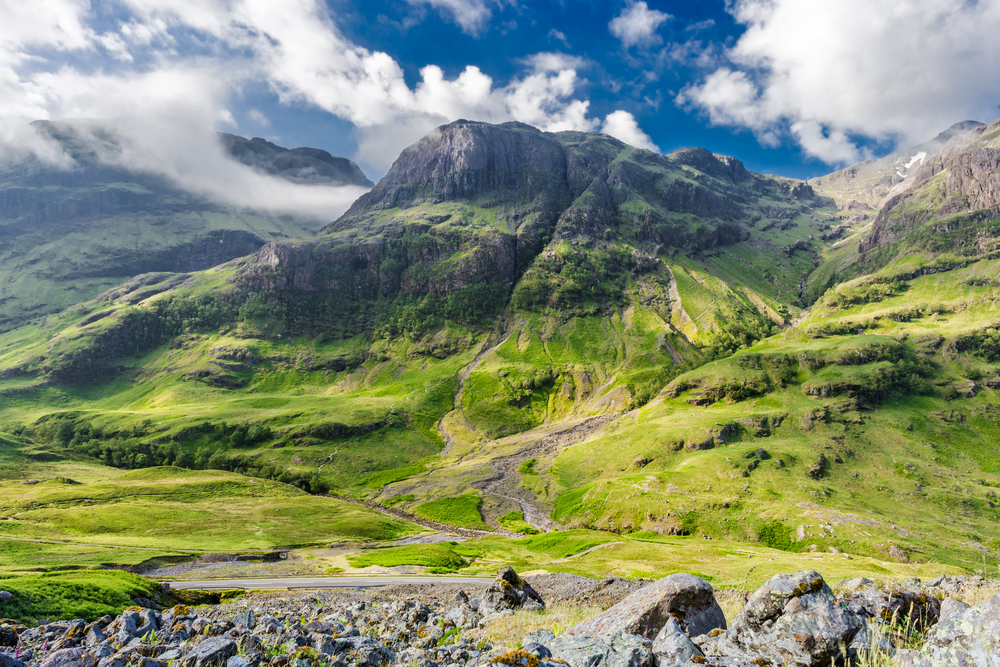 Valle de Glencoe en Escocia