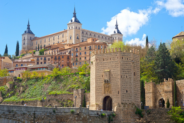 Vista del Alcázar de Toledo