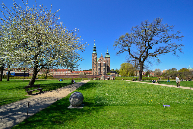 Vista del castillo de Rosenborg