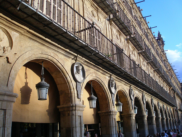 Arcos de la Plaza Mayor de Salamanca