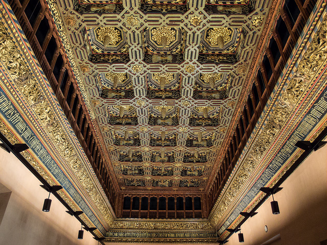 Techos del castillo de la Aljafería