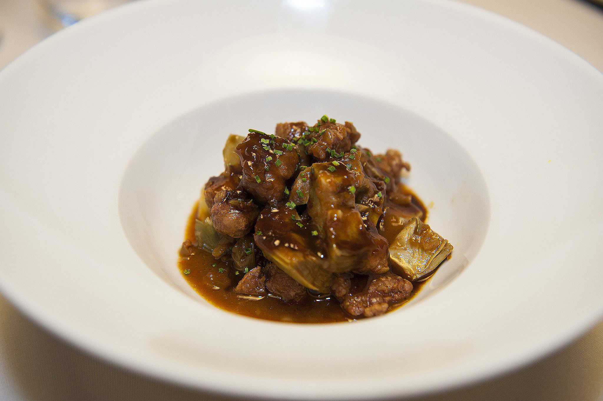 Plato del Restaurante Asgaya