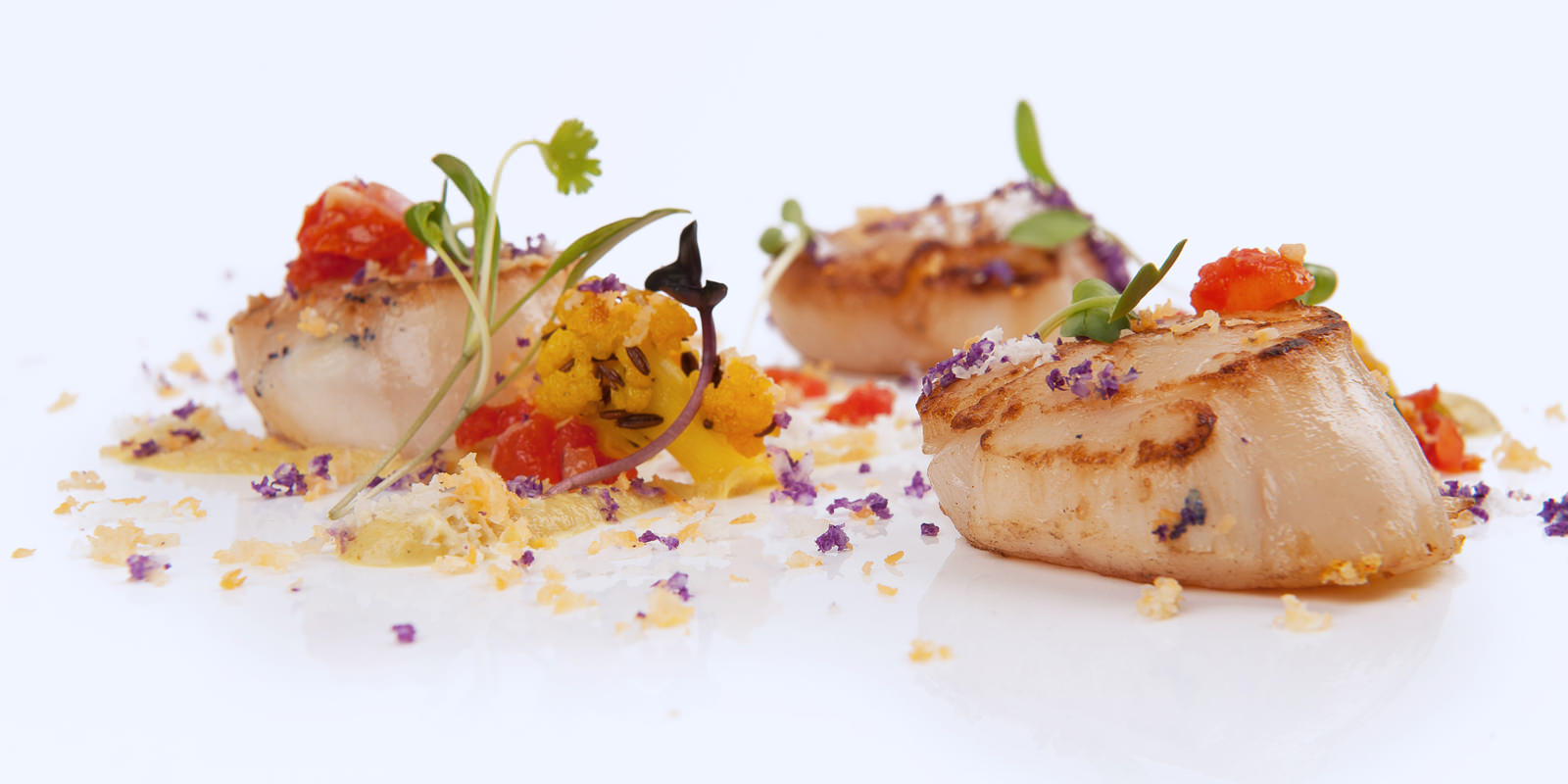 Plato del restaurante Benares en Madrid