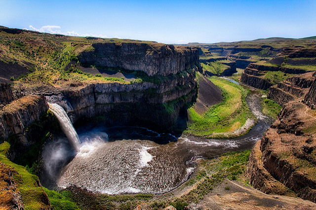 Cascada Palouse en EstadosUnidos
