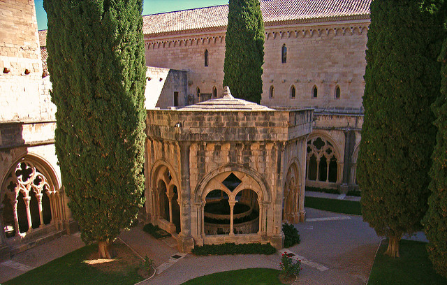 Claustro monasterio de Poblet