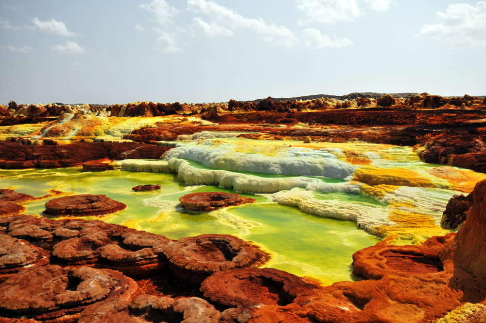 Dallol en Etiopía