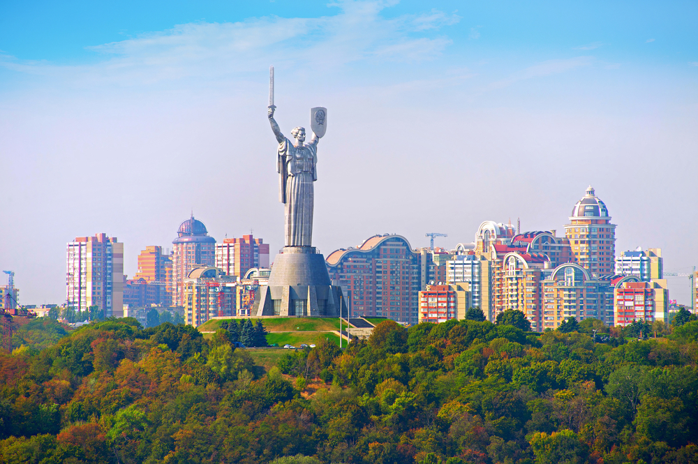 Estatua de la Madre Patria en Kiev