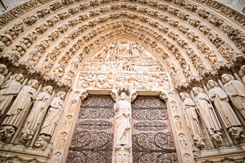 Fachada de la catedral de Notre Dame